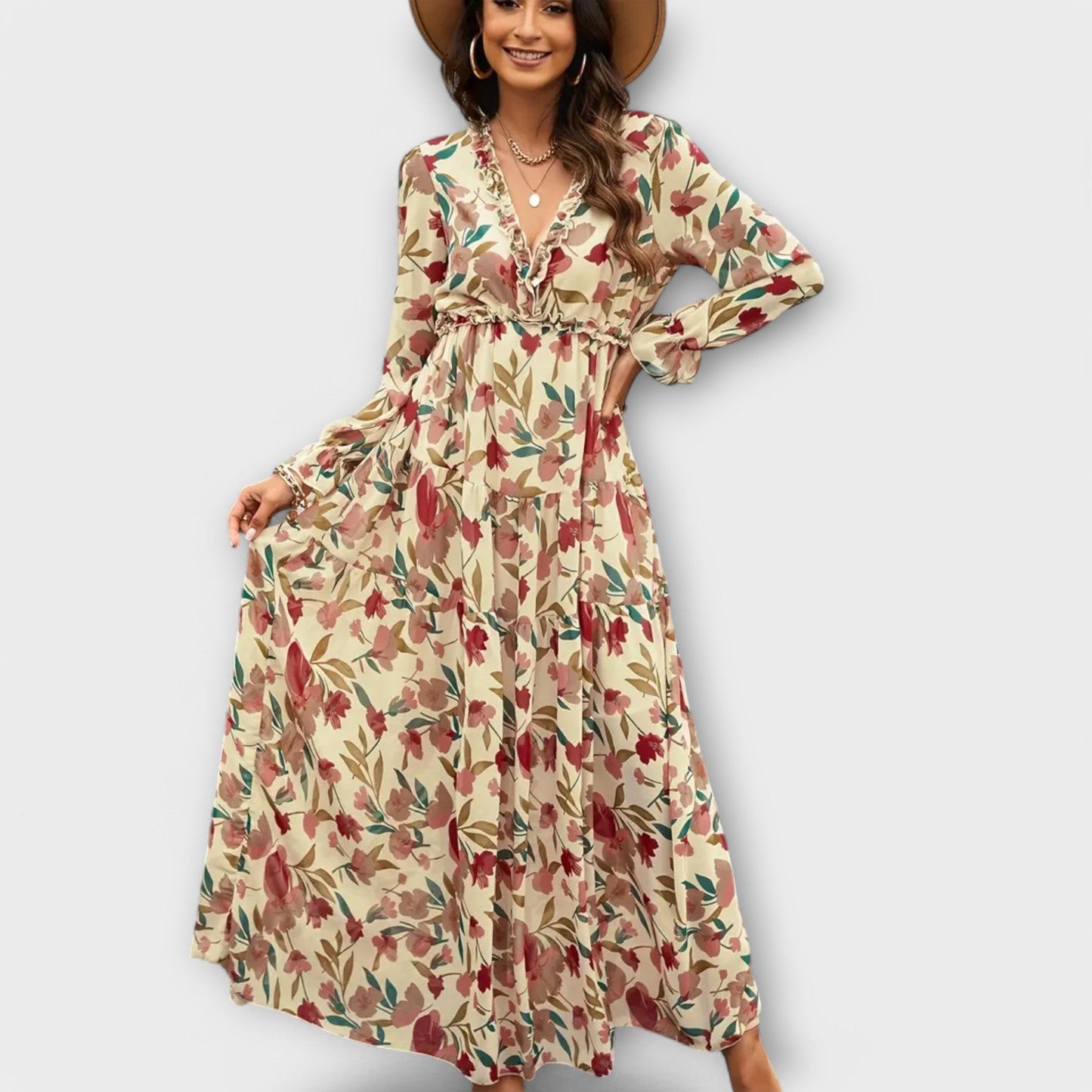 Helen™ | Maxikleid mit Blumenmuster