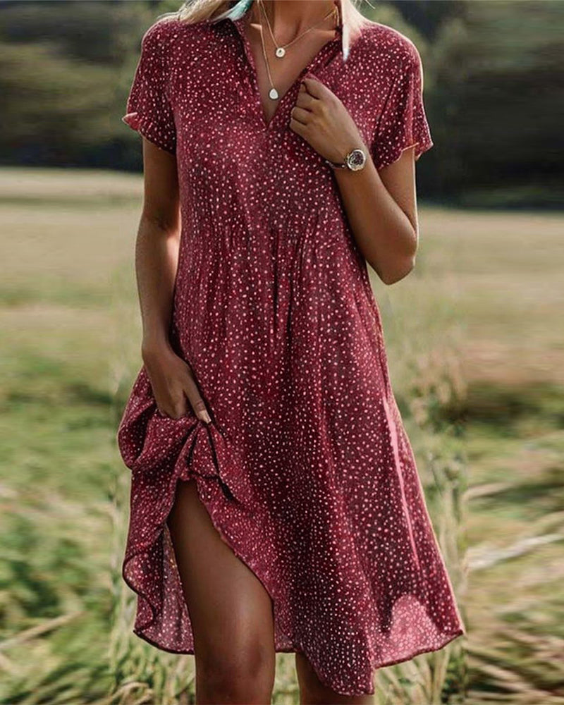 Yara™ | Luftiges Polka-Dot Minikleid