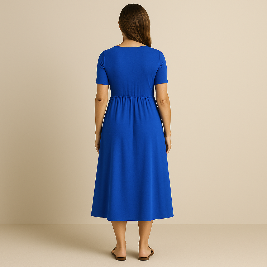 Corazon™ | Midikleid mit V-Ausschnitt