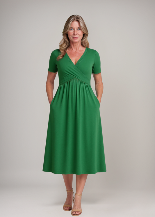 Corazon™ | Midikleid mit V-Ausschnitt
