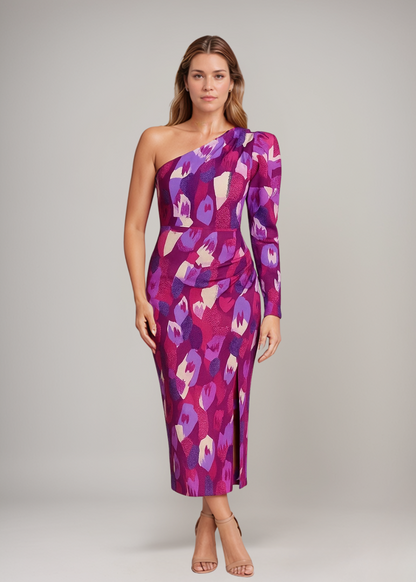 Yllana™ | Abstraktes Asymmetrisches Kleid