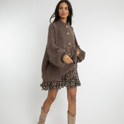 Jewelina | Gestrickte Strickjacke