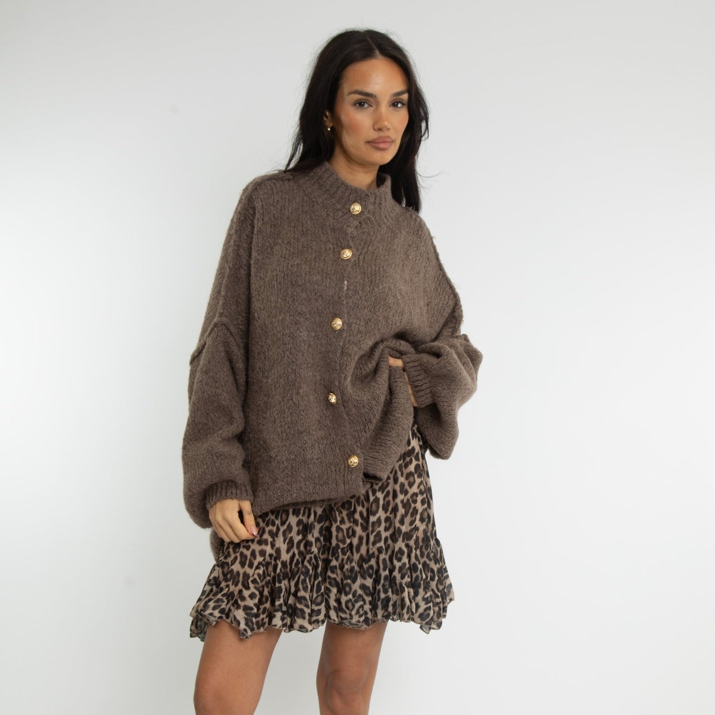 Jewelina | Gestrickte Strickjacke