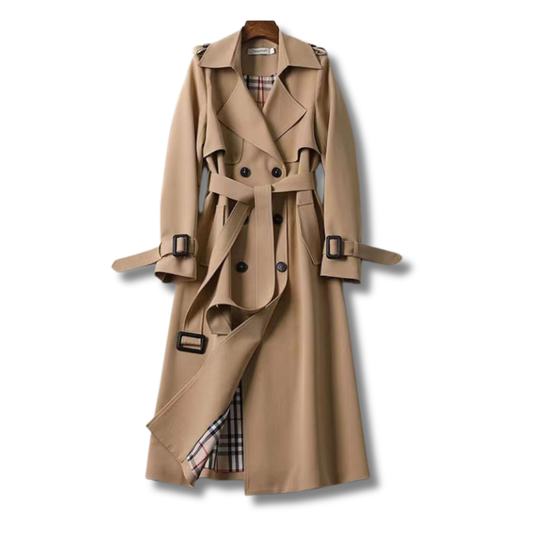 Mandy™ | Klassischer Trenchcoat mit Gürtel