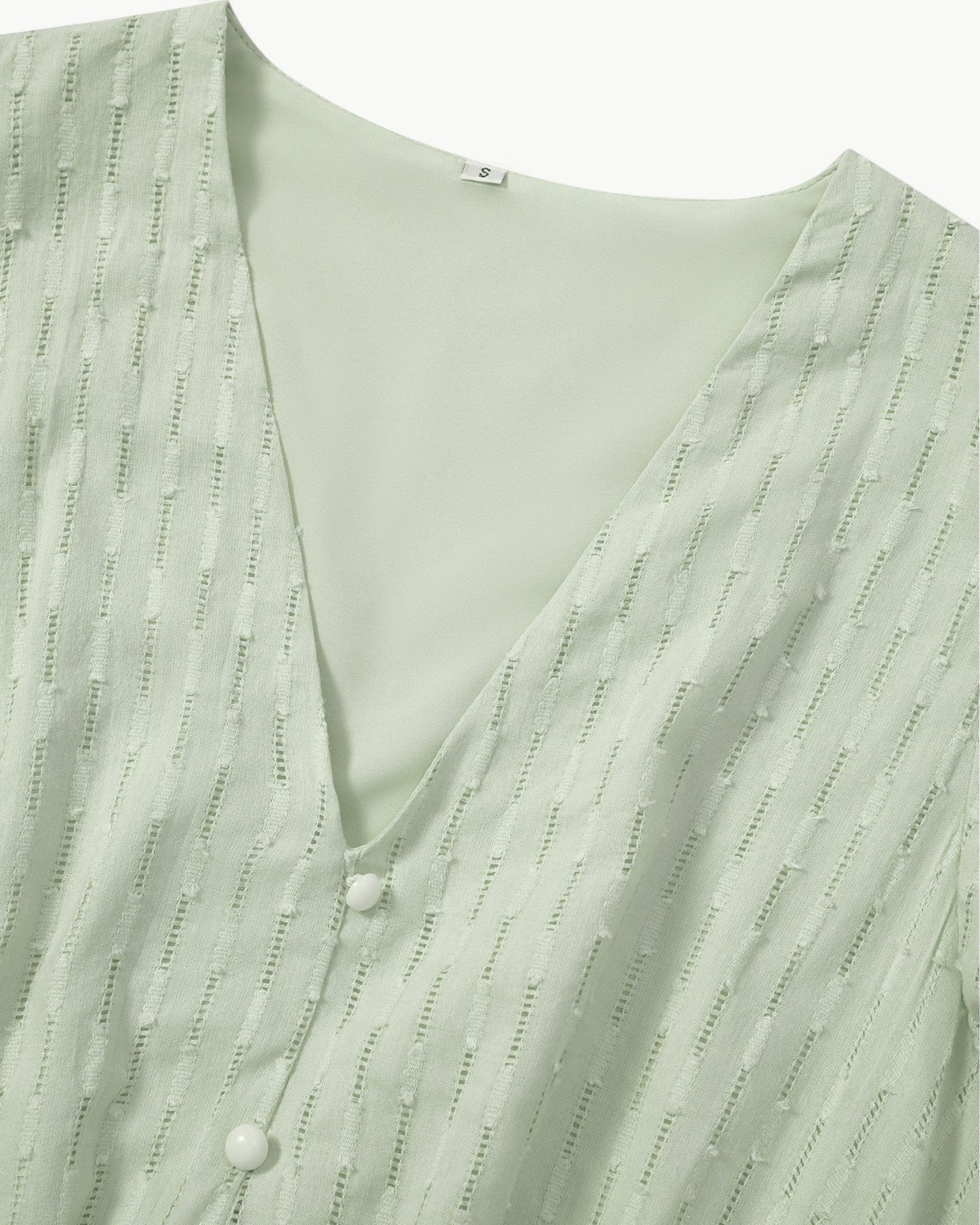 Hilaire™ | Midikleid mit Knopfleiste & Volantärmeln