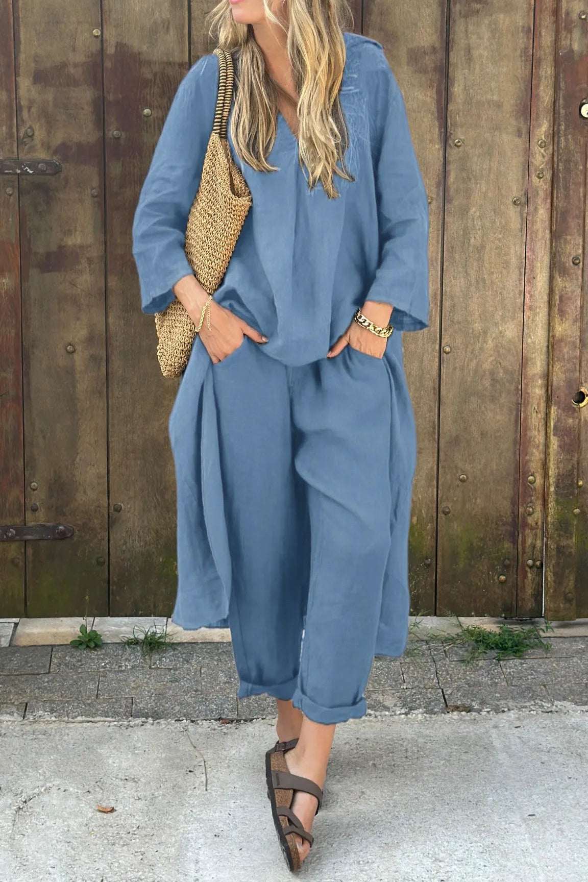 Issrae™ | Lockeres Lagenlook-Tunikaset