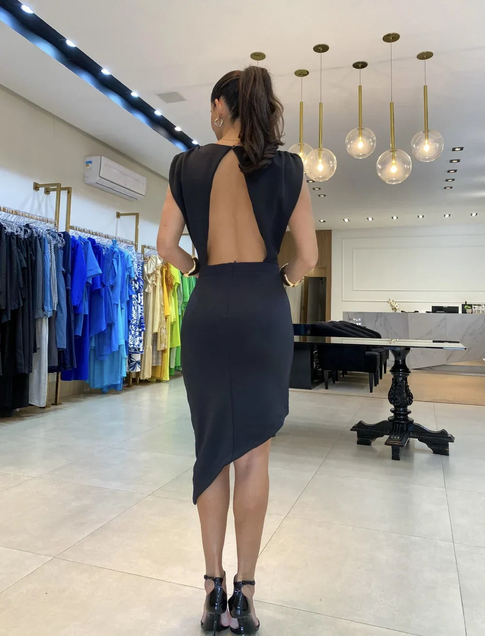Britty | Cocktailkleid mit Tulpen-Saum