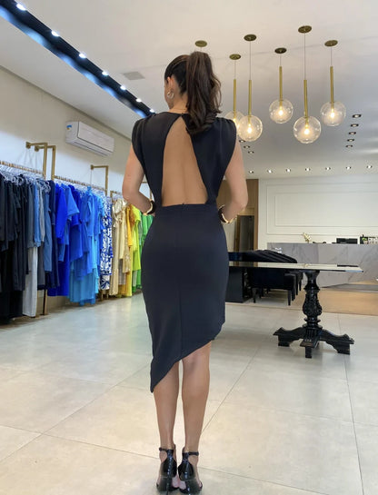 Britty | Cocktailkleid mit Tulpen-Saum