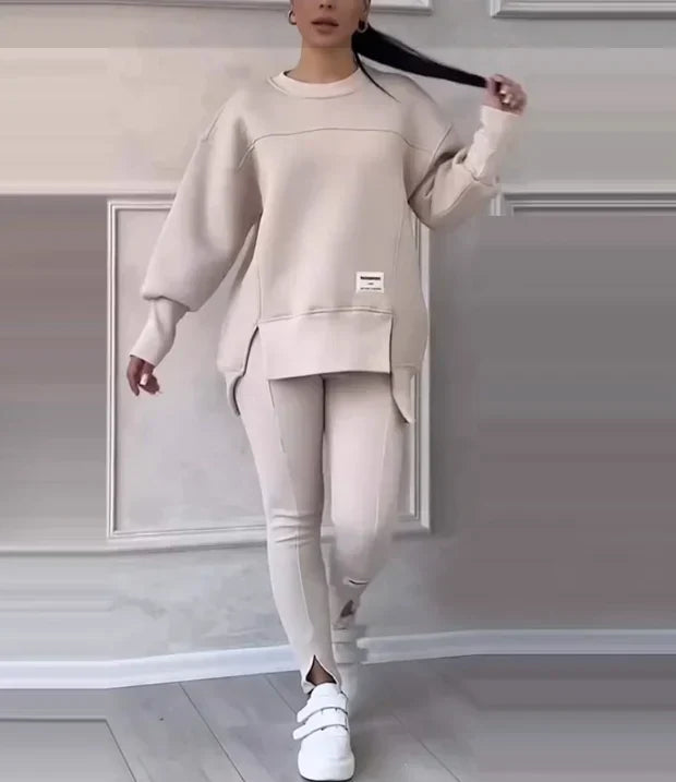 Zoey | Lässiges Damen Sweatshirt und Leggings Set