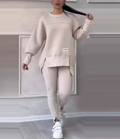 Zoey | Lässiges Damen Sweatshirt und Leggings Set