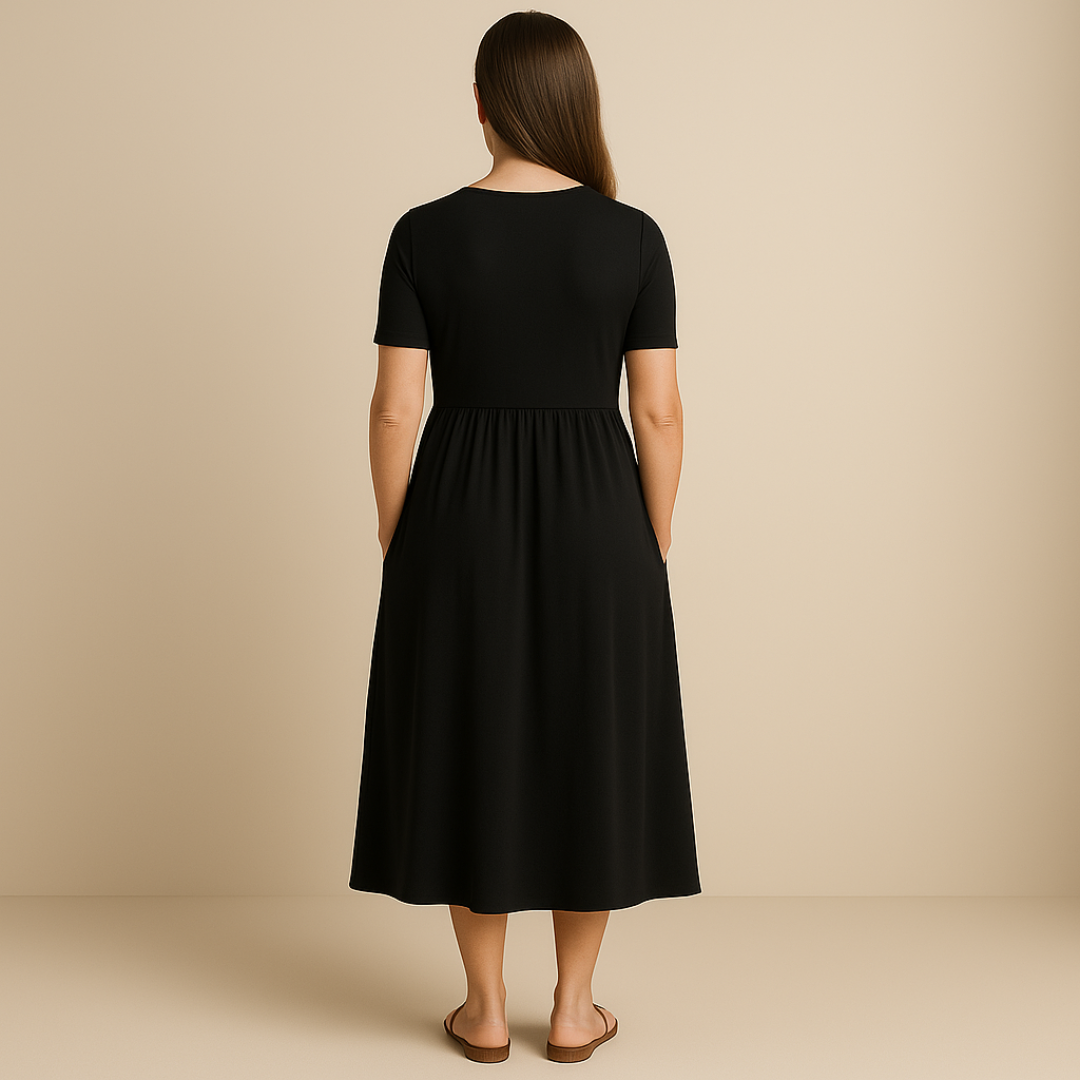 Corazon™ | Midikleid mit V-Ausschnitt