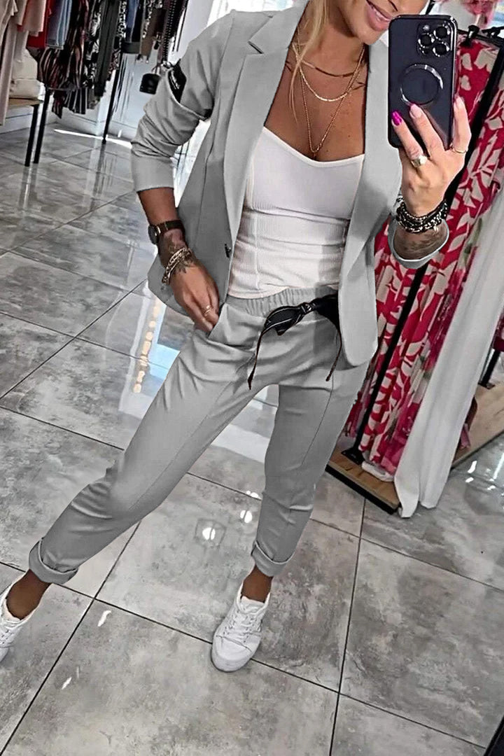 Jackie™ | Lässiges Blazer- und Jogger-Set