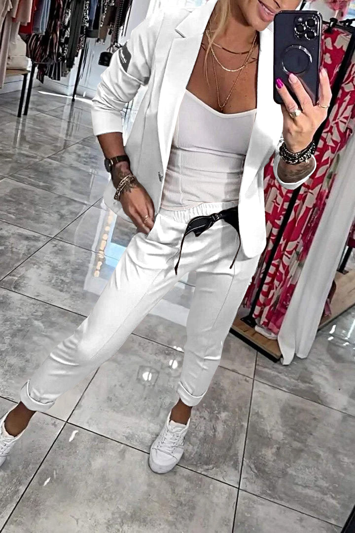 Jackie™ | Lässiges Blazer- und Jogger-Set