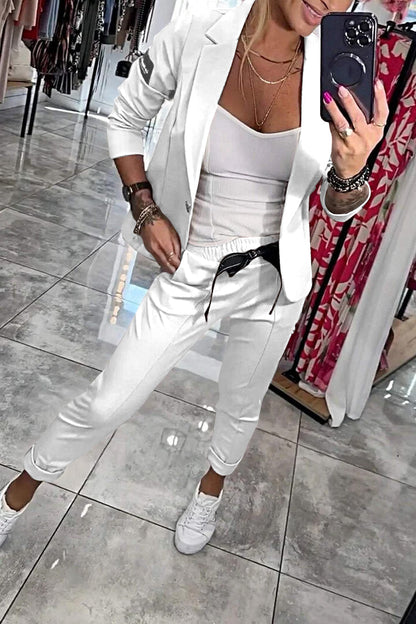 Jackie™ | Lässiges Blazer- und Jogger-Set