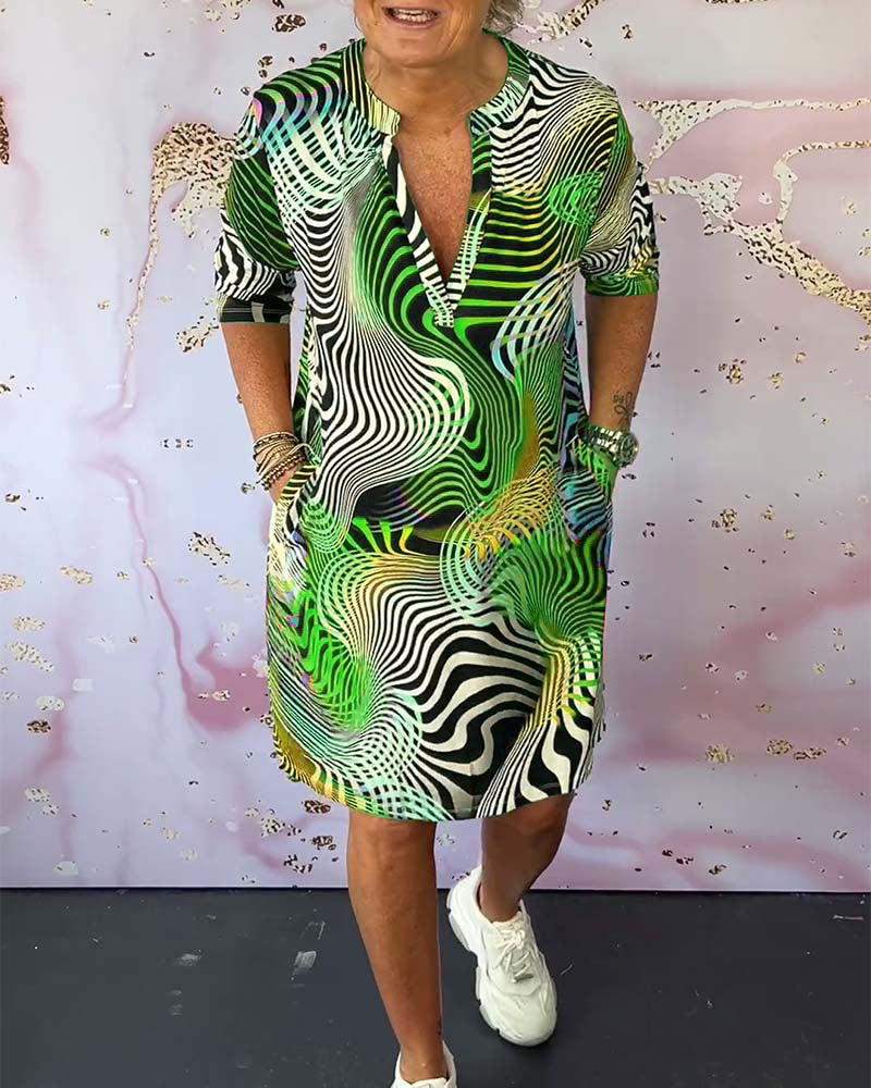 Sonya™ | Kleid mit optischer Illusion und T-Shirt-Schnitt