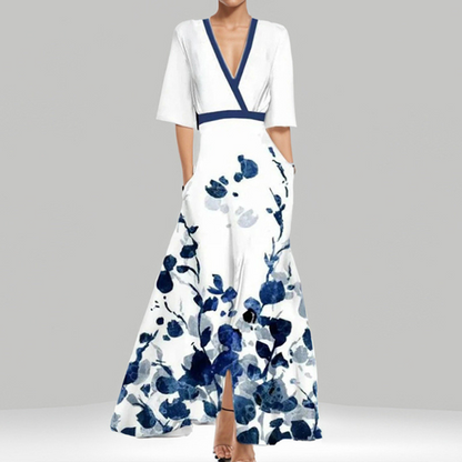 Elise™ | Florale Eleganz Maxi-Kleid