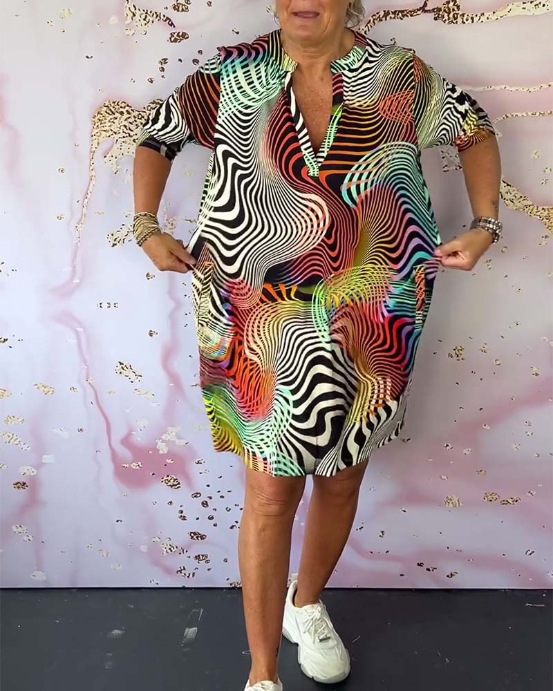 Sonya™ | Kleid mit optischer Illusion und T-Shirt-Schnitt