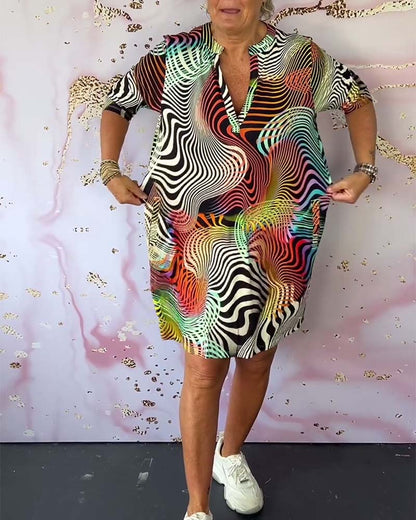 Sonya™ | Kleid mit optischer Illusion und T-Shirt-Schnitt