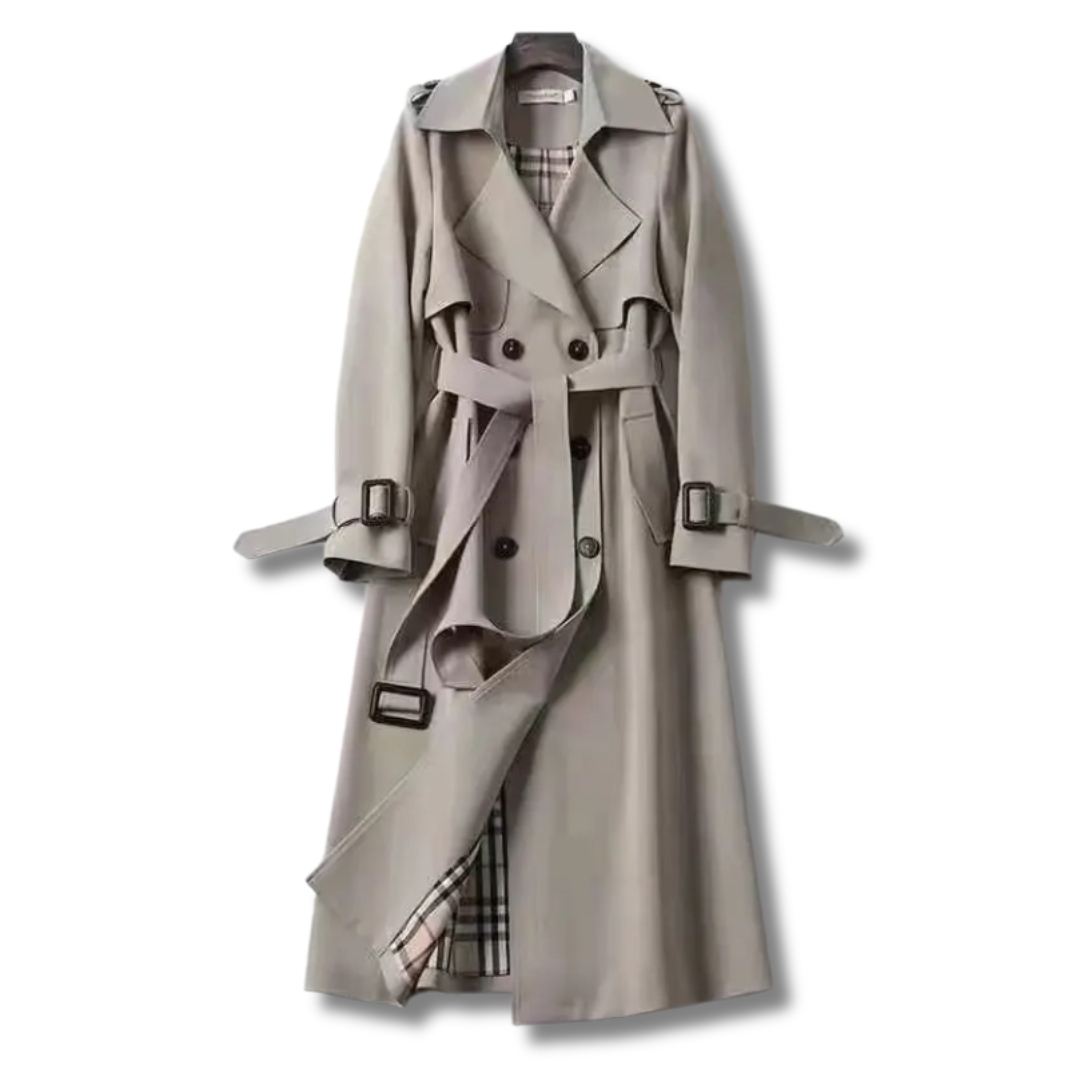 Mandy™ | Klassischer Trenchcoat mit Gürtel