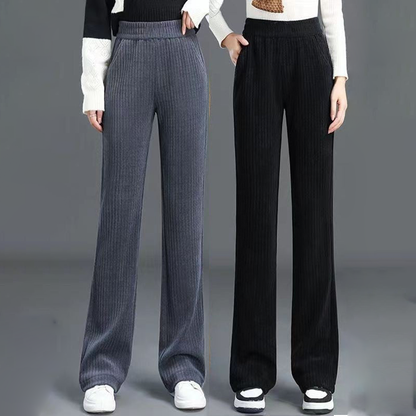 Jasmine™ | Hochtaillierte elastische Cordhose