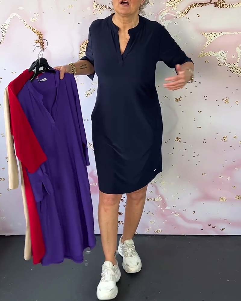 Hanneke™ | Bequemes Polo-Kleid für jeden Tag