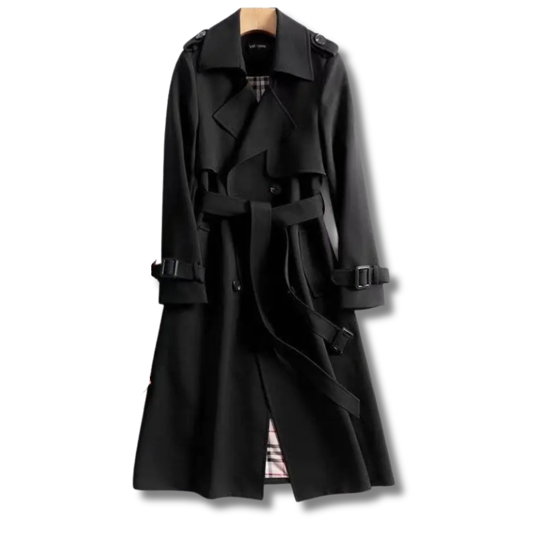 Mandy™ | Klassischer Trenchcoat mit Gürtel