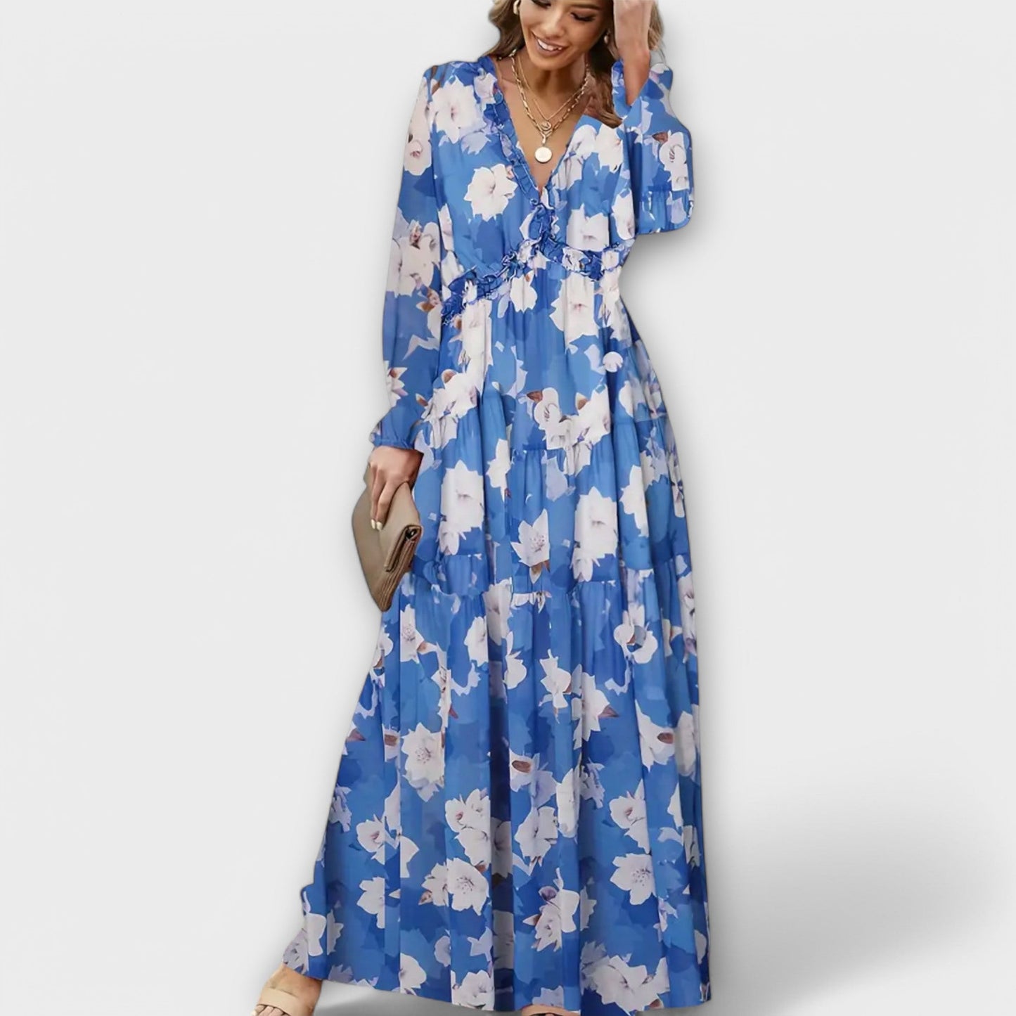 Helen™ | Maxikleid mit Blumenmuster