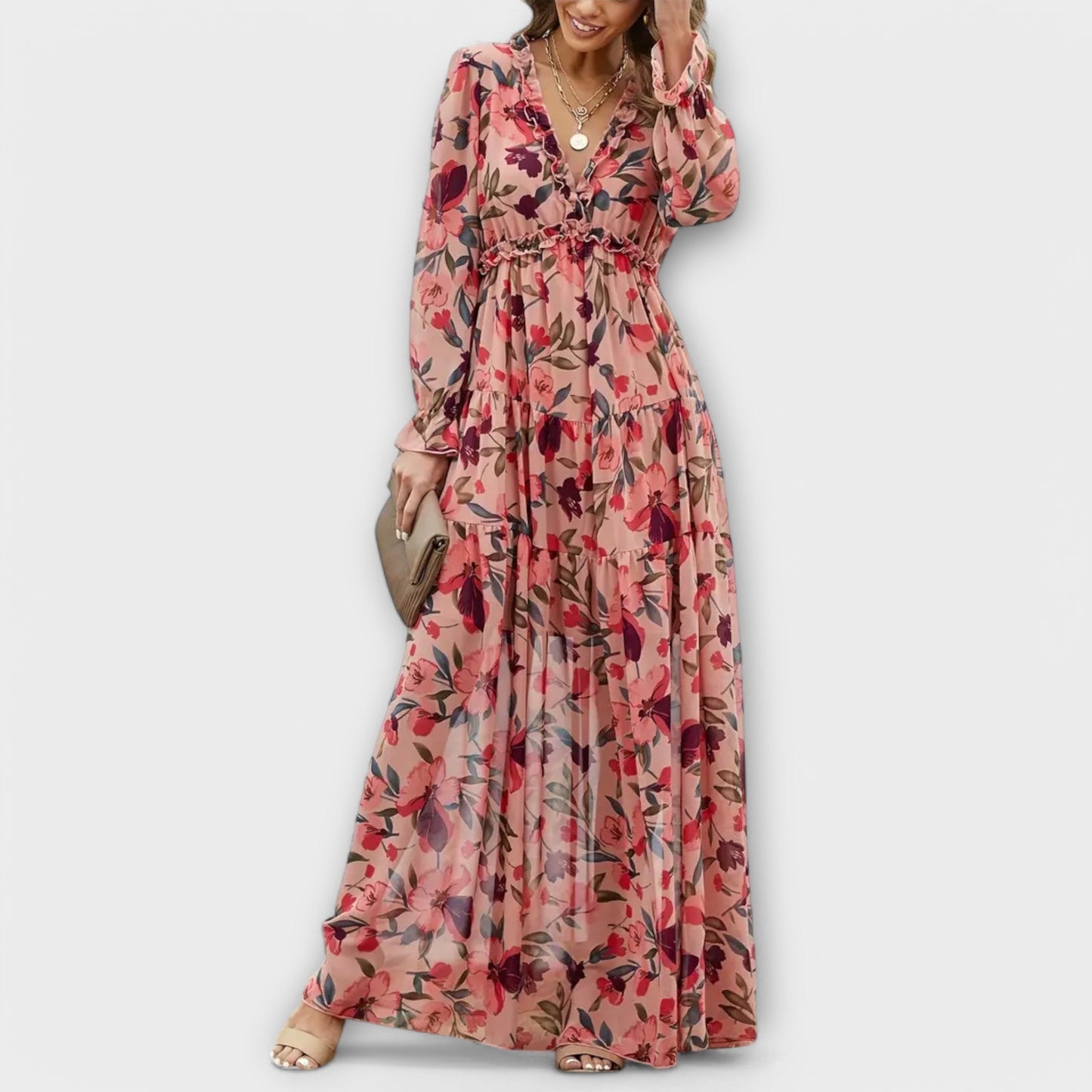 Helen™ | Maxikleid mit Blumenmuster