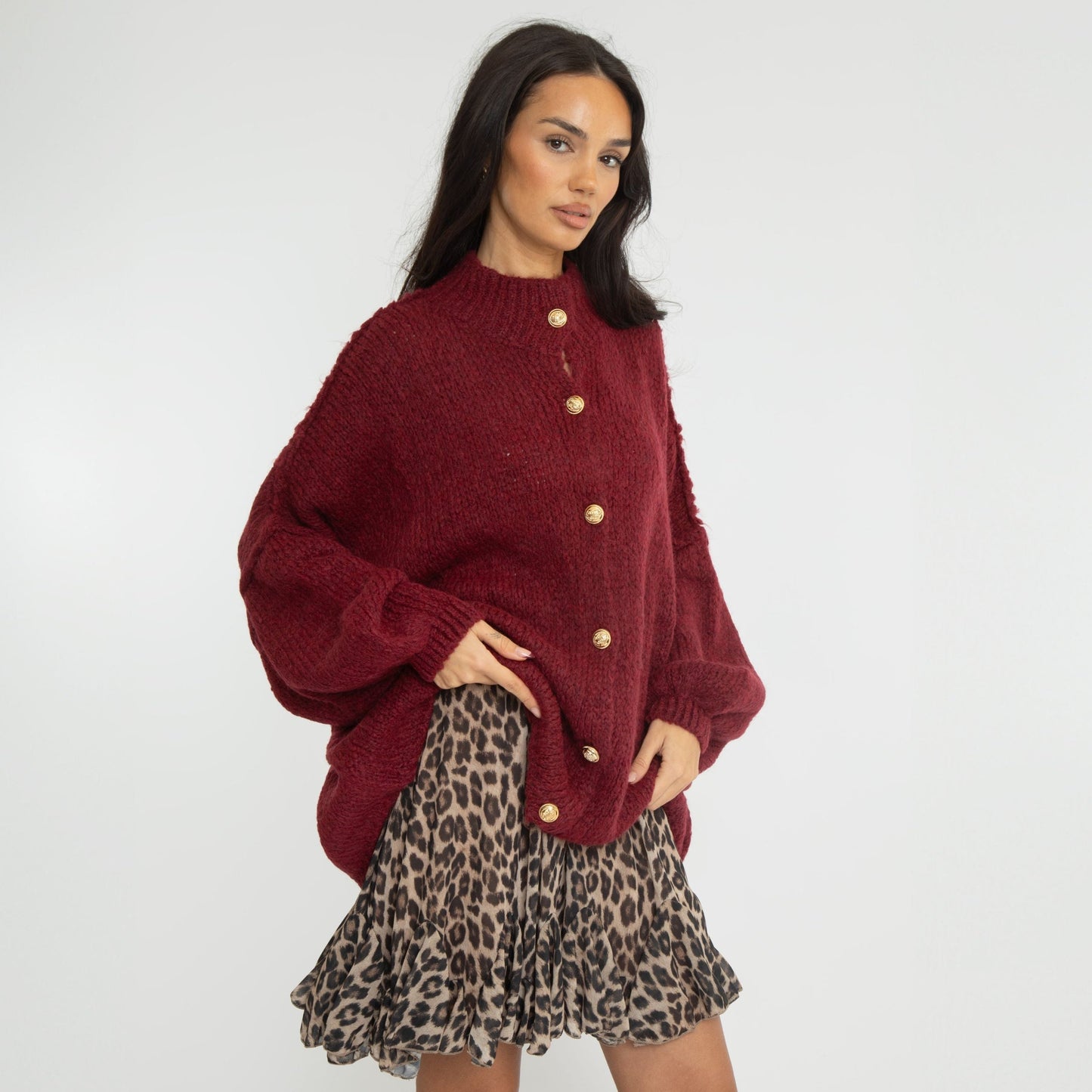 Jewelina | Gestrickte Strickjacke