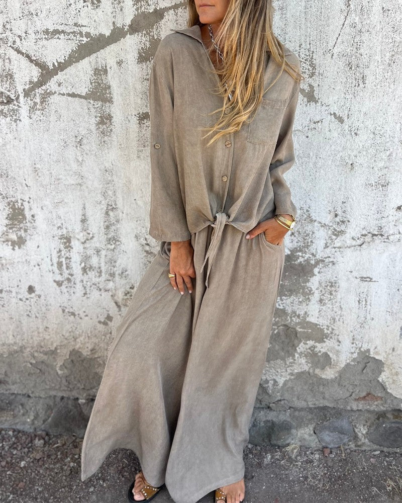 Katharina™ | Weites Freizeit-Zweiteiler-Set