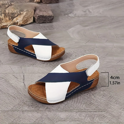Lotte™ | Keilsandalen mit Kreuzriemen