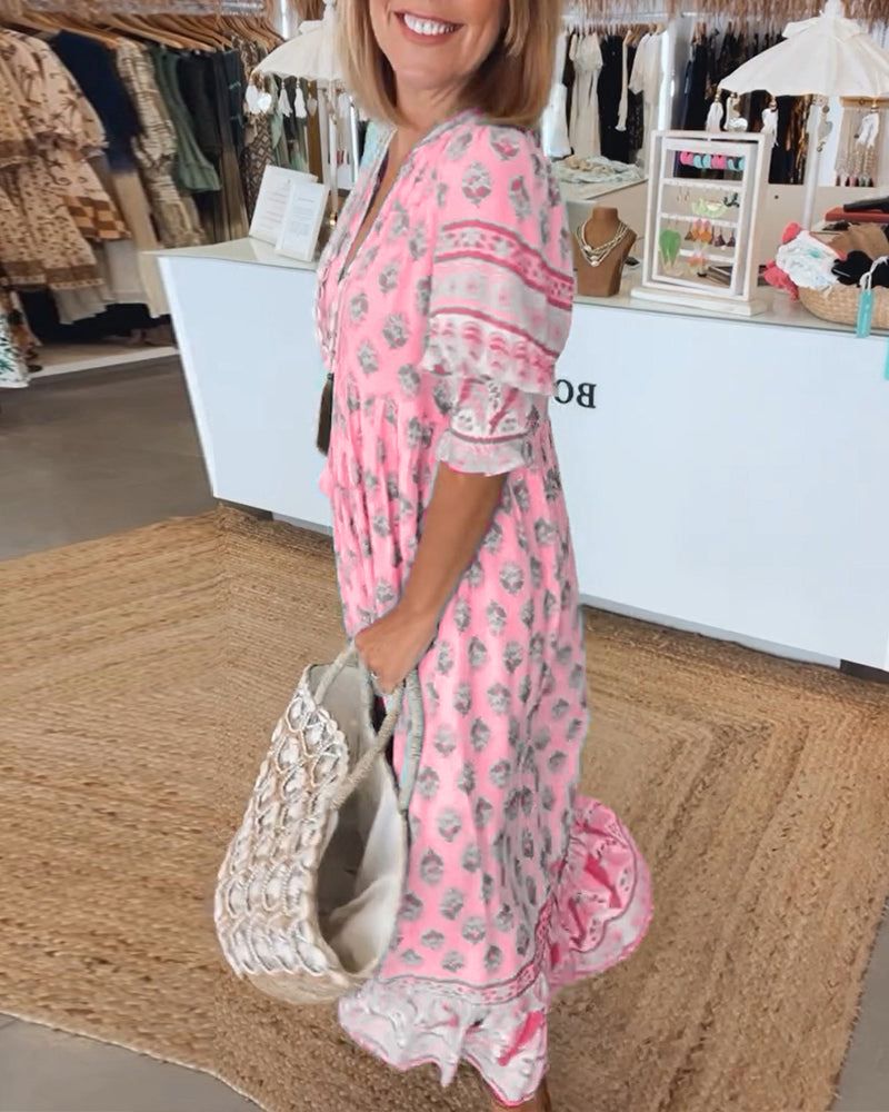 Hilga™ | Boho-Tunika mit Quasten