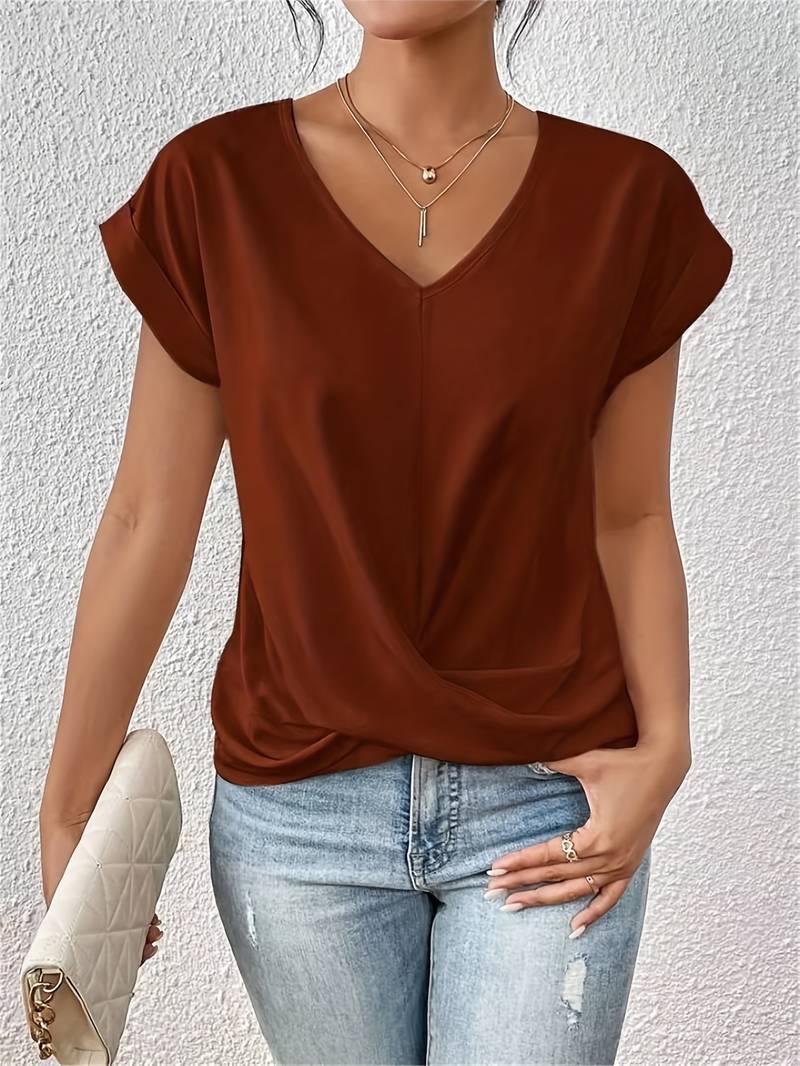 Tiziana™ | Lässiges kurzärmeliges Top