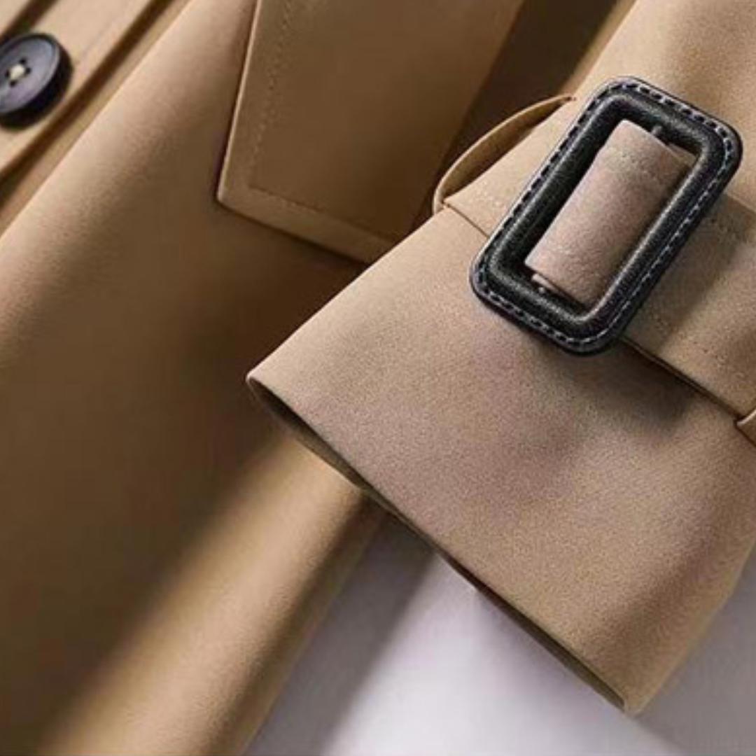 Mandy™ | Klassischer Trenchcoat mit Gürtel