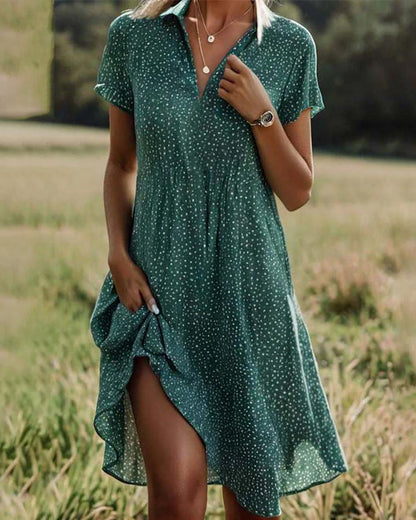 Yara™ | Luftiges Polka-Dot Minikleid