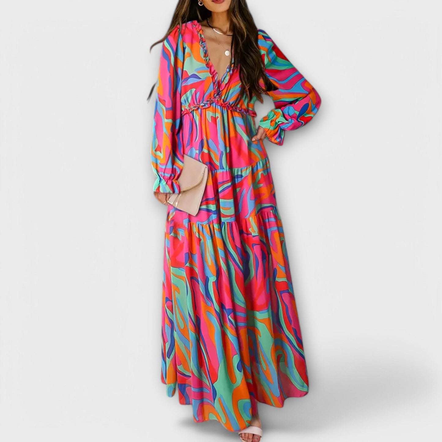 Helen™ | Maxikleid mit Blumenmuster