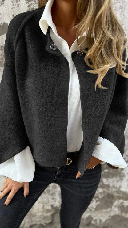 Celeste™ | Rundhals Wollmantel