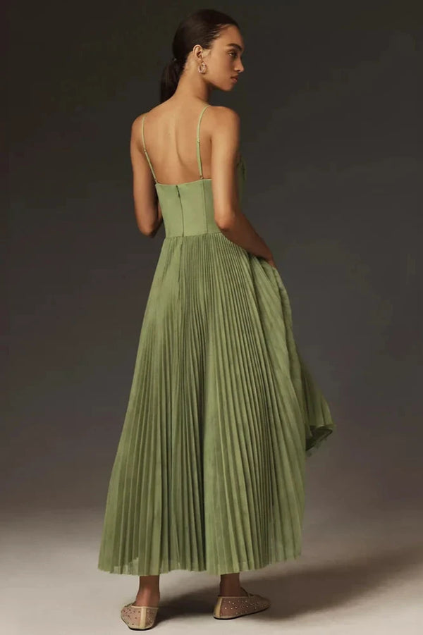 Elara™ | Korsett-Plisseekleid aus Tüll
