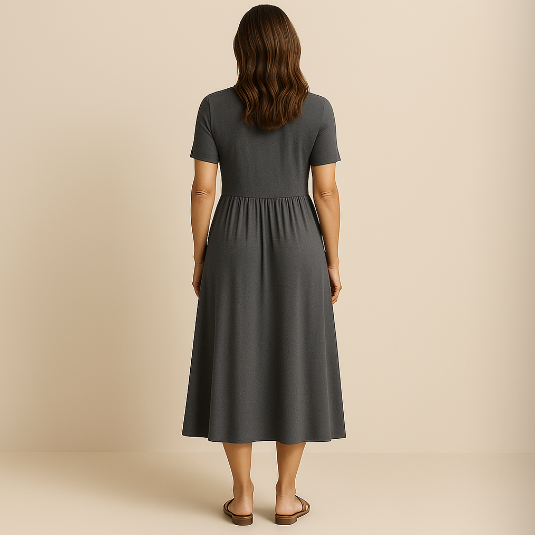 Corazon™ | Midikleid mit V-Ausschnitt