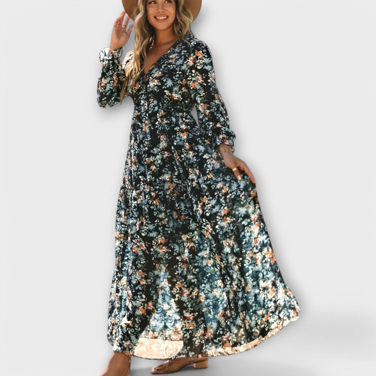 Helen™ | Maxikleid mit Blumenmuster