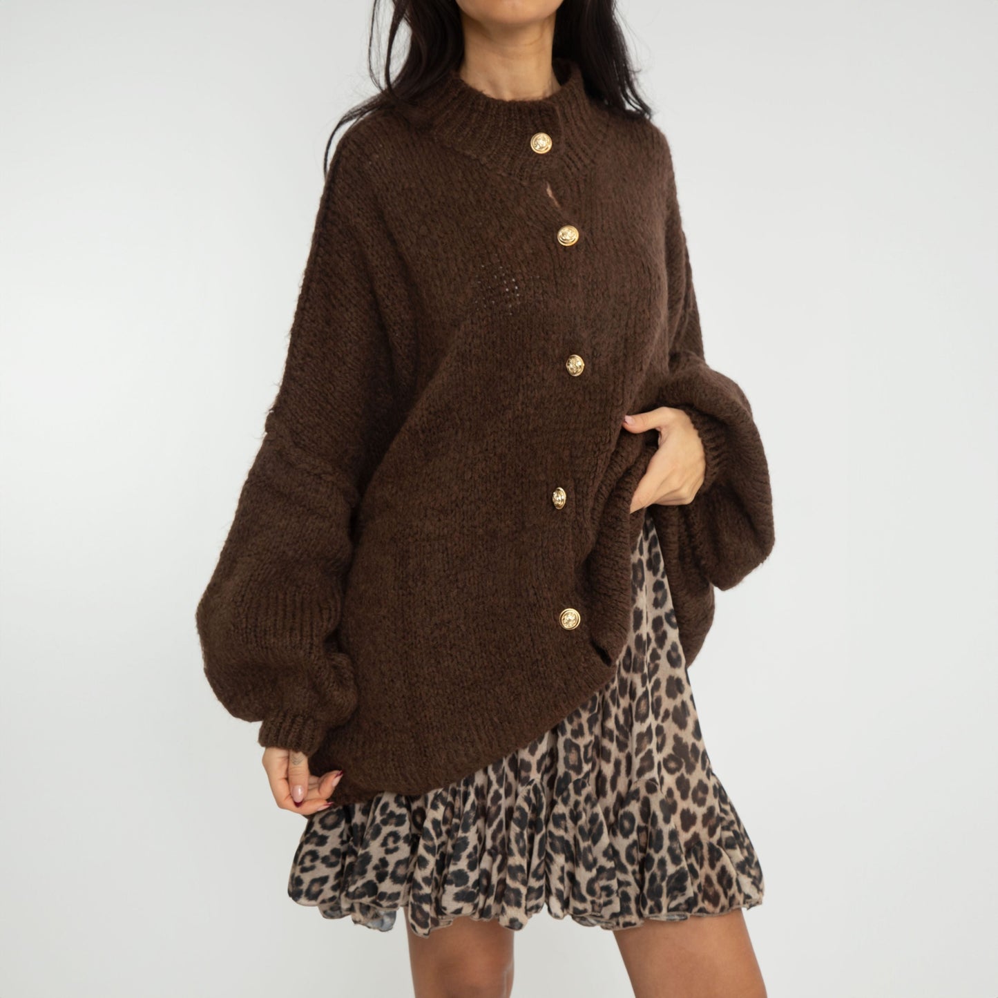 Jewelina | Gestrickte Strickjacke