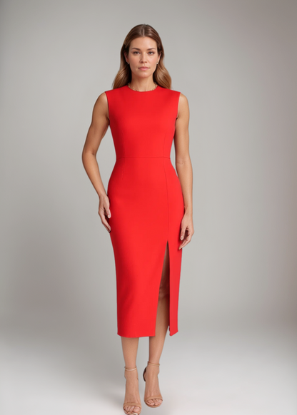 Carolin™ | Elegantes Ärmelloses Midikleid