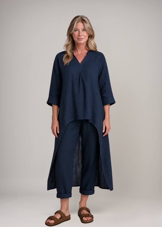Issrae™ | Lockeres Lagenlook-Tunikaset