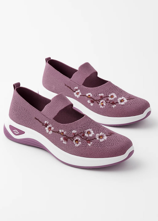 Poulin™ | Bestickten Strick-Sneaker für Damen