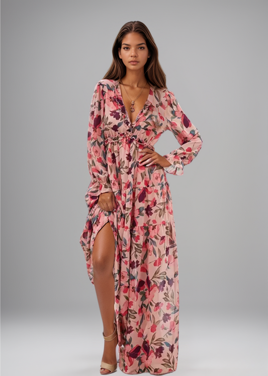Helen™ | Maxikleid mit Blumenmuster