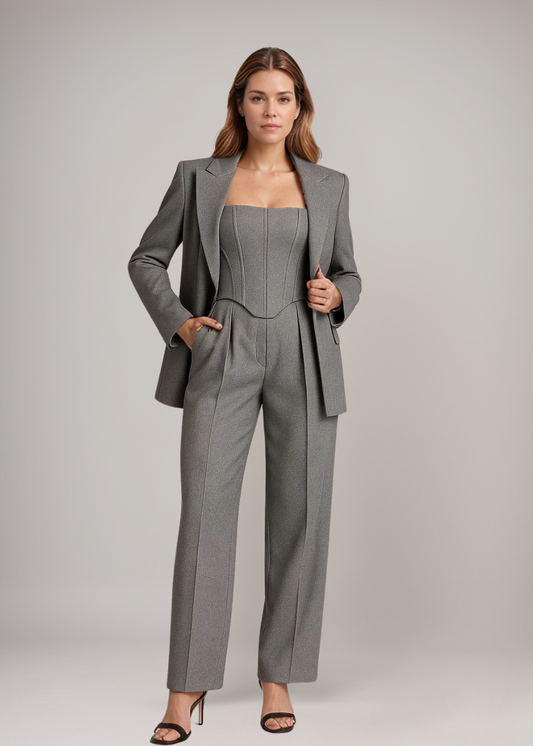 Dolce™ | Dreiteiliges Set mit doppelreihigem Blazer