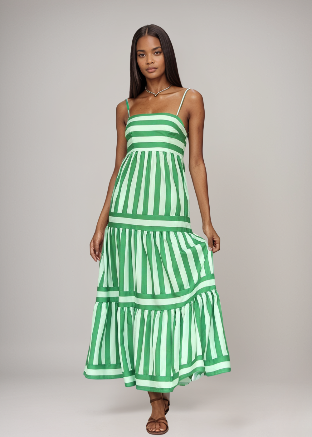 Calandra™ | Gestreiftes Sommer-Maxikleid