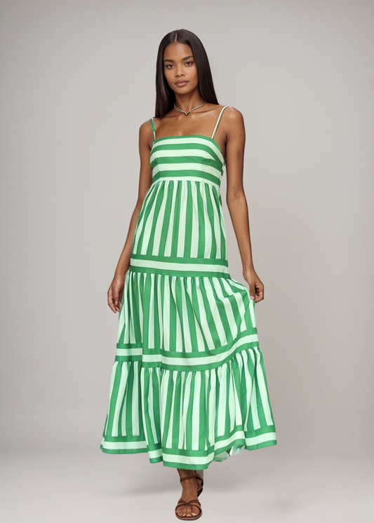 Calandra™ | Gestreiftes Sommer-Maxikleid