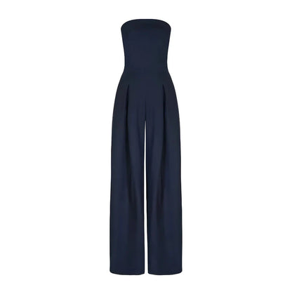 Chloe™ | Trägerloser Jumpsuit mit weitem Bein