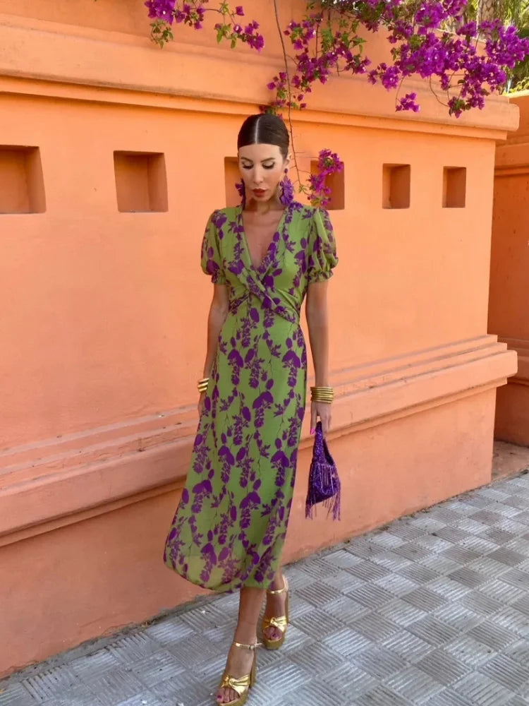 Antonia™ | Boho-Chic Wickelkleid